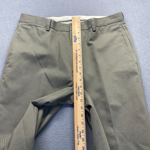 Orvis Mens Size 34 ,100% Cotton Pants ,Flat Front - Picture 6 of 10